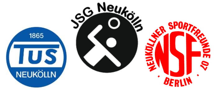 die Drei Logos der JSG Neukölln